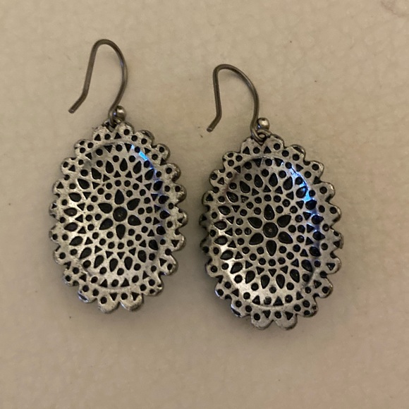 Lucky Brand Turquoise and Silver Necklace and Earrings Set - Picture 3 of 5